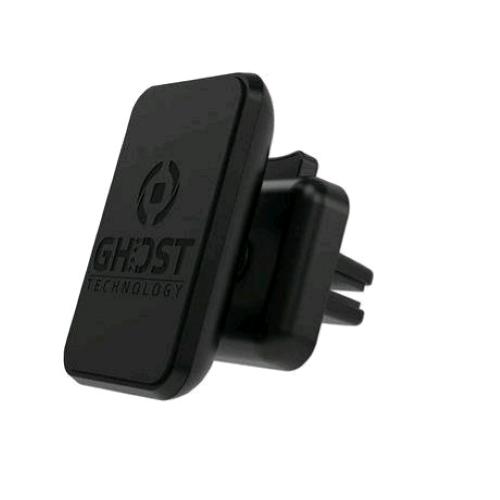 CELLY GHOST PLUS XL SUPPORTO AUTO PER SMARTPHONE MAGNETICO CON CLIP PER GRIGLIA DI AREAZIONE ORIENTABILE A 360° NERO
