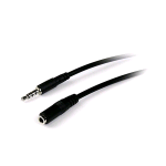 STARTECH CAVO AUDIO PROLUNGA TRRS 4 POSIZIONI 1 X M JACK 3.5 1 X F JACK 3.5 MM 1 M NERO