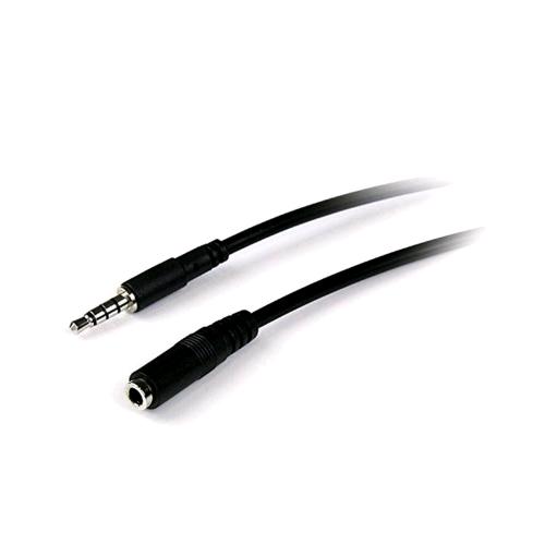 STARTECH CAVO AUDIO PROLUNGA TRRS 4 POSIZIONI 1 X M JACK 3.5 1 X F JACK 3.5 MM 1 M NERO