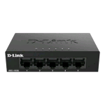 D-LINK DGS-105GL SWITCH 5 PORTE 10/100/1000 GIGABIT NON GESTITO NERO