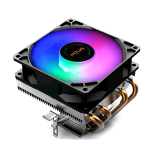 NOUA HAKU RGB DISSIPATORE DI CALORE LOW PROFILE 4 HEATPIPE PER CPU INTEL LGA 1200 E AMD AM3 AM4 CON VENTOLA DA 90 MM 