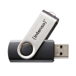 INTENSO CHIAVETTA USB 16GB USB 2.0 BASIC LINE SILVER BLACK