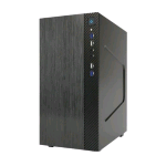 ITEK SMALLCOM-B CASE MINI TOWER M-ATX 2XUSB3 2XUSB2 GRIGIO NERO