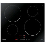 SAMSUNG NZ64T3707AK PIANO COTTURA A INDUZIONE 4 ZONE PIANO IN VETRO NERO