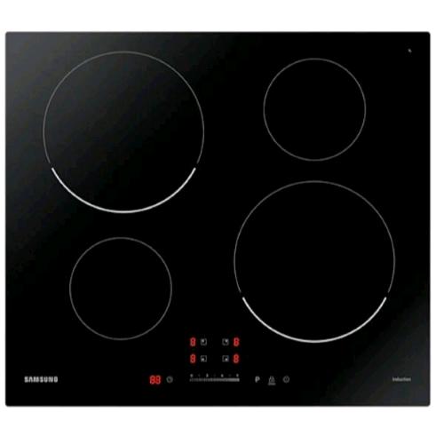 SAMSUNG NZ64T3707AK PIANO COTTURA A INDUZIONE 4 ZONE PIANO IN VETRO NERO
