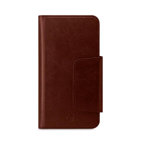 CELLY CUSTODIA A PORTAFOGLIO UNIVERSALE FINO A 6.5" IN SIMILPELLE E TPU  CON PORTA CARTE DI CREDITO MARRONE