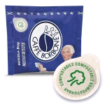 BORBONE CAFFE' IN CIALDA COMPOSTABILE 44 mm MISCELA BLU CONF 150 Pz.