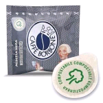 BORBONE CAFFE' IN CIALDA COMPOSTABILE 44 mm MISCELA NERA CONF 150 Pz.