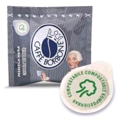 BORBONE CAFFE' IN CIALDA COMPOSTABILE 44 mm MISCELA NERA CONF 150 Pz.