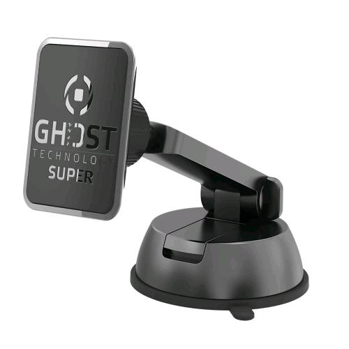 CELLY GHOST SUPER DASH SUPPORTO MAGNETICO ULTRA RESISTENTE CON SISTEMA DI FISSAGGIO A VENTOSA NERO