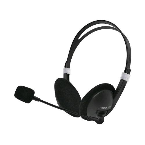 EDS Group 418735 - MEDIACOM AP955 CUFFIE CON MICROFONO JACK 3.5mm - MEDIACOM  (AUDIO-MP3/MP4 - CUFFIE CON MICROFONO)