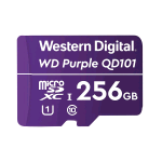 WESTERN DIGITAL QD101 MICRO SDXC 256 GB CLASSE 10 U1 VIOLA