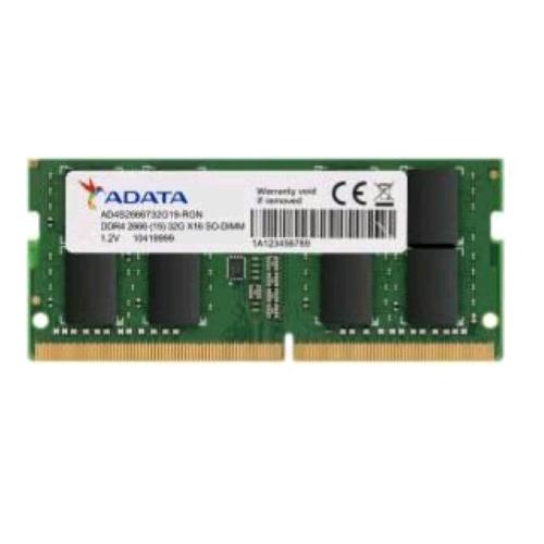 ADATA AD4S26668G19-SGN MEMORIA RAM 8GB 2.666MHz TIPOLOGIA SO-DIMM TECNOLOGIA DDR4
