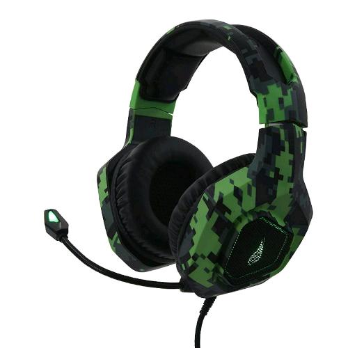 SUREFIRE SKIRMISH CUFFIA GAMING RGB CON MICROFONO CONNETTORE 3.5mm USB-A NERO MIMETICO 