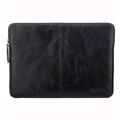 DBRAMANTE 1928 SKAGEN CUSTODIA PER LAPTOP 15" E MACBOOK PRO 16" IN PELLE NERO
