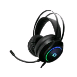 IGLOO GA-133 CUFFIE GAMING RGB CON MICROFONO USB E AUX 3.5 MM COLORE NERO