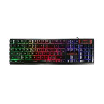 IGLOO GA-132 TASTIERA GAMING 104 TASTI USB RGB RETROILUMINATA COLORE NERO