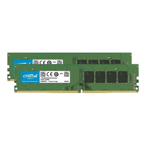CRUCIAL CT2K32G4DFD832A KIT MEMORIA RAM 2 x 32GB TOT 64GB 3.200MHz TIPOLOGIA DIMM TECNOLOGIA DDR4