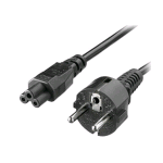 EQUIP CAVO DI ALIMENTAZIONE 1 X M C5 1 X SCHUKO 1.8 M NERO