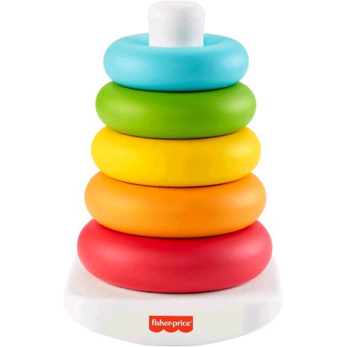 FISHER PRICE PIRAMIDE 5 ANELLI ECO IN MATERIALI VEGETALI 