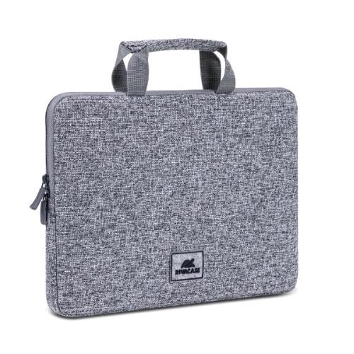 RIVACASE BORSA PER NOTEBOOK DA 13.3" IN POLIESTERE 2 SCOMPARTI GRIGIO