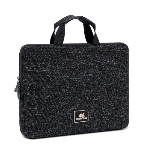 RIVACASE BORSA PER NOTEBOOK DA 13.3" IN POLIESTERE 2 SCOMPARTI NERO