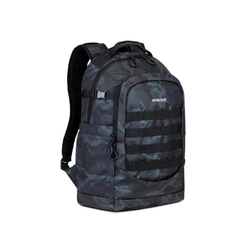 RIVACASE ZAINO NOTEBOOK FINO A 15.6" IN POLIESTERE IDROREPELLENTE GRIGIO MIMETICO