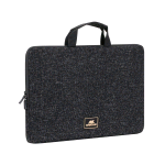 RIVACASE BORSA NOTEBOOK FINO A 15.6" IN POLIESTERE CHIUSURA ZIP NERA