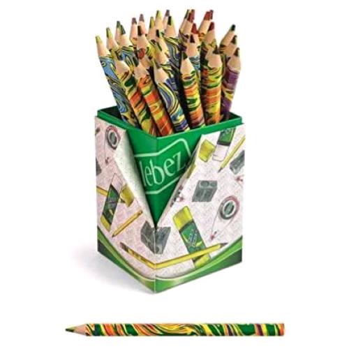 LEBEZ ESPOSITORE PASTELLI JUMBO COLORI ASSORTITI CONF 32 Pz. 