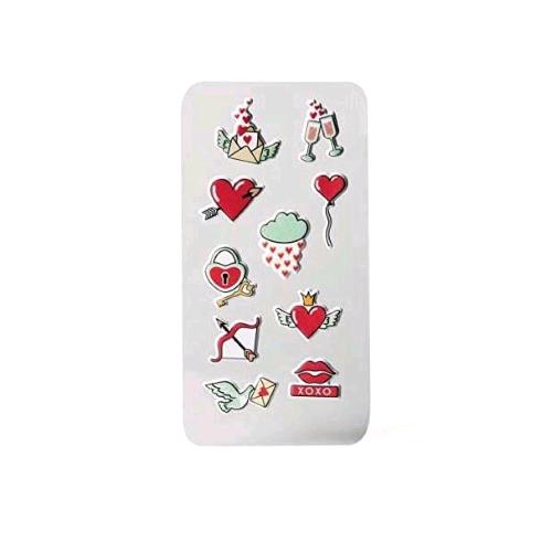 CELLY STICKERS 3D 10 TEEN HEARTS MULTICOLORE  