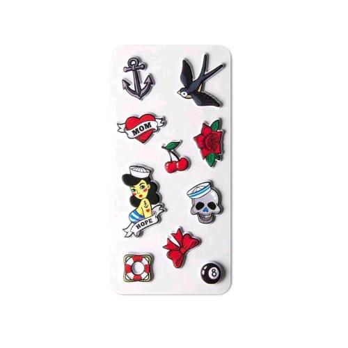 CELLY STICKERS 3D 10 TEEN OLDSCHOOL MULTICOLORE   