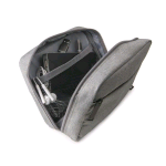 CELLY ORGANIZER DA VIAGGIO PER CONTENERE DISPOSITIVI ELETTRONICI, CAVI ED ALTRI ACCESSORI IN TESSUTO CHIUSURA ZIP GRIGIO