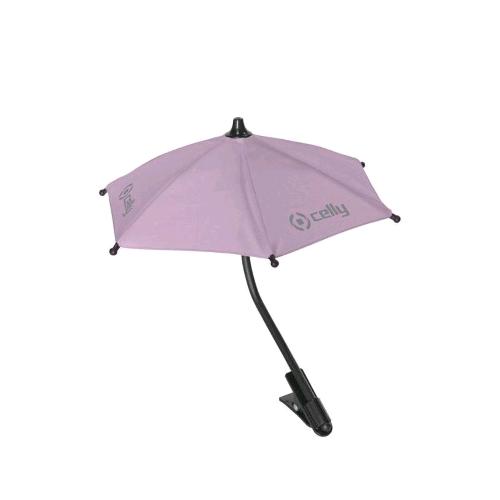 CELLY ZERO FEELING OMBRELLO PER SMARTPHONE FISSAGGIO A CLIP ROSA