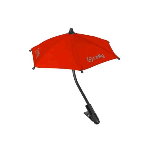 CELLY ZERO FEELING OMBRELLO PER SMARTPHONE FISSAGGIO A CLIP ROSSO