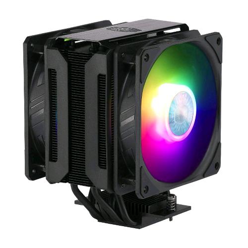 COOLER MASTER MA612 DISSIPATORE CPU STEALTH ARGB VENTOLE PUSH-PULL SICKLEFLOW 120 V2 ARGB PRESA SOCKET COMPATIBILITÀ UNIVERSALE 