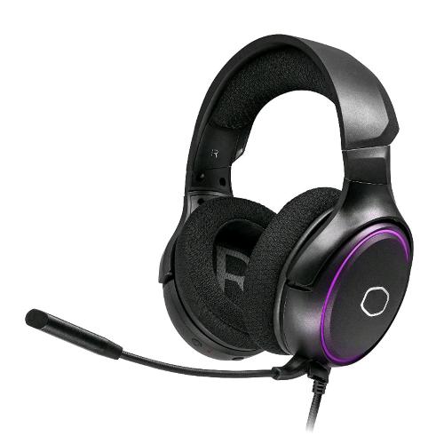 COOLER MASTER MH650 RGB CUFFIA GAMING CON SUONO SURROUND VIRTUALE 7.1 USB MICROFONO ULTRA-CLEAR BOOM COLORE NERO 
