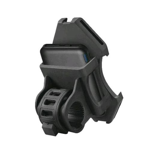 CELLY POWERBIKEBK SUPPORTO PER TELEFONO + POWERBANK 5000 MAH 2xUSB  COLORE NERO