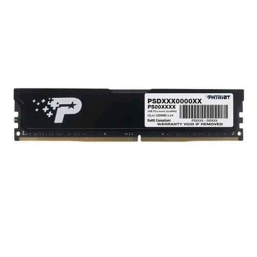 PATRIOT SIGNATURE MEMORIA RAM 1x8GB 3200MHZ TIPOLOGIA DDR4 TECNOLOGIA DIMM BLACK