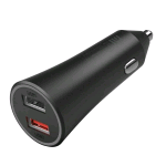 XIAOMI CARICABATTERIE DA AUTO 37W DUAL-PORT QUALCOMM RICARICA RAPIDA 3.0 COLORE NERO GREY