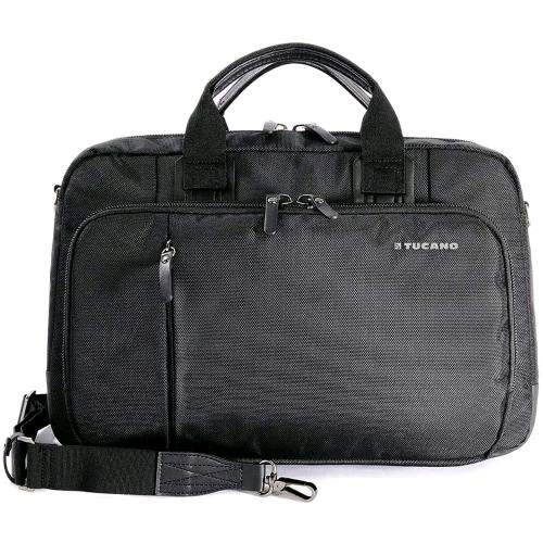 TUCANO CENTRO BORSA PER NOTEBOOK DA 15.6" IN TESSUTO TECNICO CON TRACOLLA E 2 TASCHE NERO 