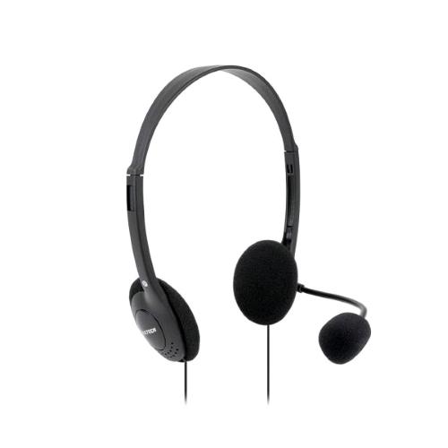 VULTECH HS-01 REV 2.2 CUFFIE CON MICROFONO DOPPIO JACK 3.5MM PIU ADATTATORE COLORE NERO