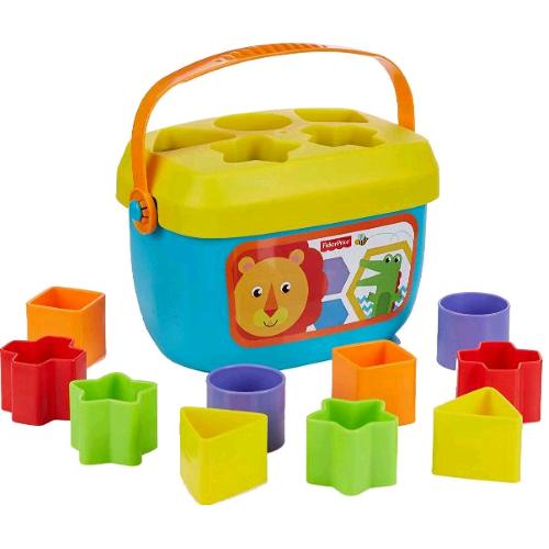 FISHER PRICE BLOCCHI ASSORTITI SECCHIELLO CON FORME