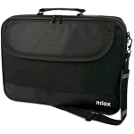 NILOX BORSA PER NOTEBOOK DA 15.6" IN POLIESTERE 2 SCOMPARTI CON TRACOLLA E AGGANCIO TROLLEY NERO