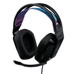 LOGITECH G335 CUFFIA GAMING CON MICROFONO CABLATA JACK 3.5 MM COLORE NERO