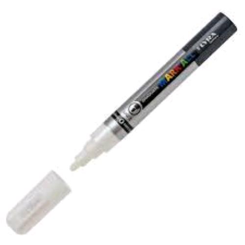 LYRA GRADUATE MARK ALL MARCATORE A TEMPERA PUNTA CONICA 2 mm BIANCO CONF 6 Pz.