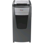 REXEL OPTIMUM AUTOFEED+ 600X DISTRUGGIDOCUMENTI A FRAMMENTO CESTINO 110 LT CAPACITA' 600 FOGLI CON ROTELLE GRIGIO
