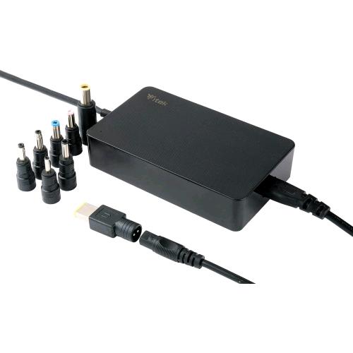 ITEK ITNBSD90 ALIMENTATORE UNIVERSALE  PER NOTEBOOK 90W CON 8 CONNETTORI SLIM DESIGN BLACK