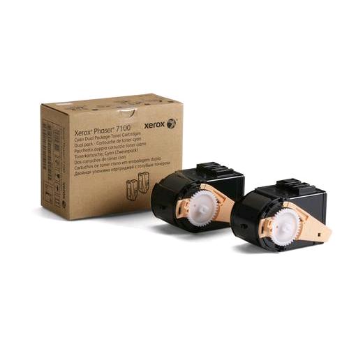 XEROX TONER CIANO PER PHASER 7100 9.000 PAGINE 2 Pz.