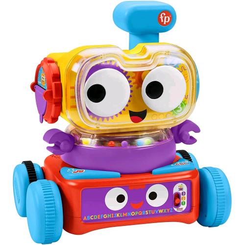FISHER PRICE TINO ROBOTTINO 4 IN 1 ROBOT ELETTRONICO INTERATTIVO