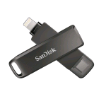 SANDISK IXPAND LUXE CHIAVETTA USB  128 GB 1 X USB-C  1 X LIGHTNING NERO
